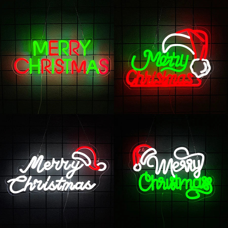 Merry Christmas Neon Sign