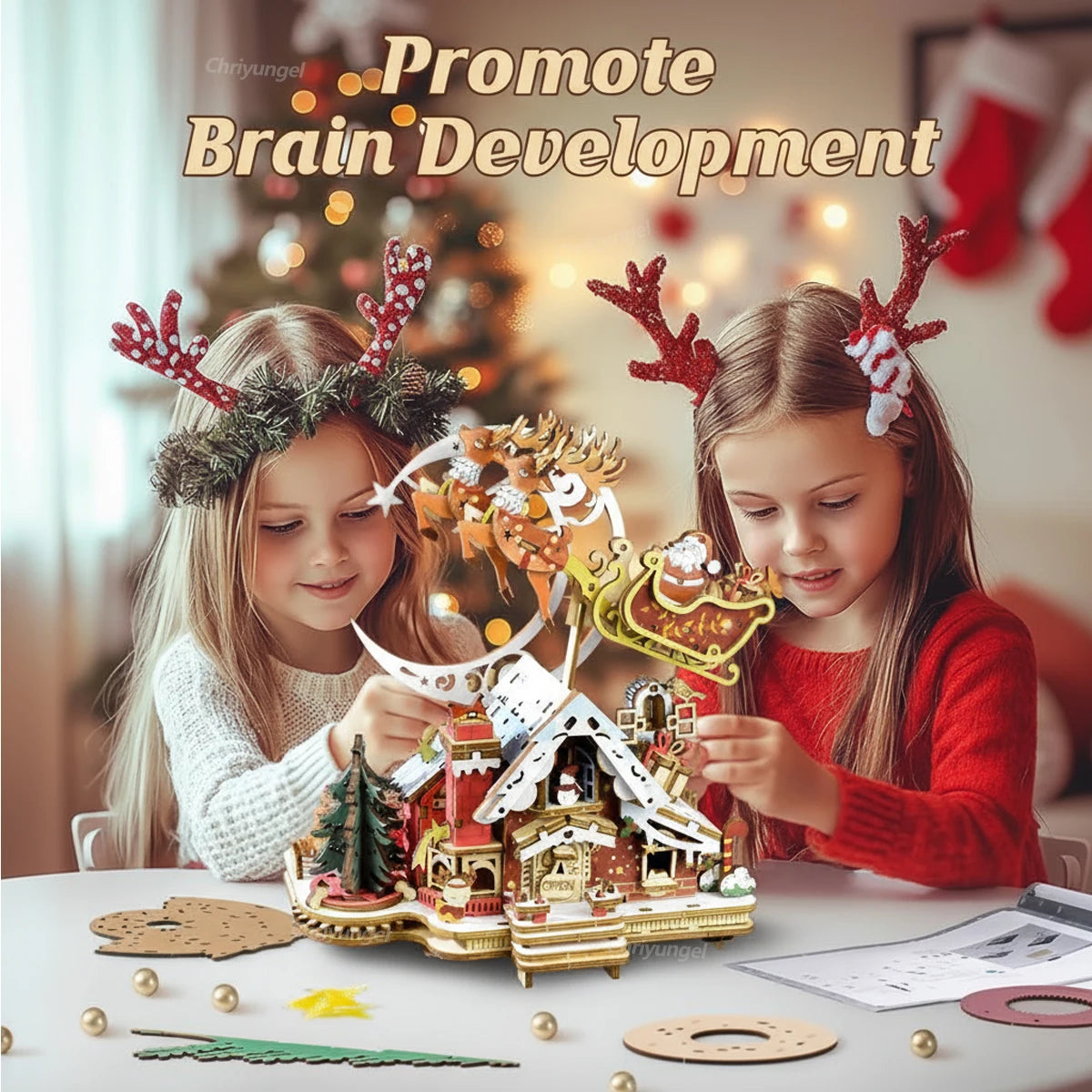 Christmas Music Box Model Kit