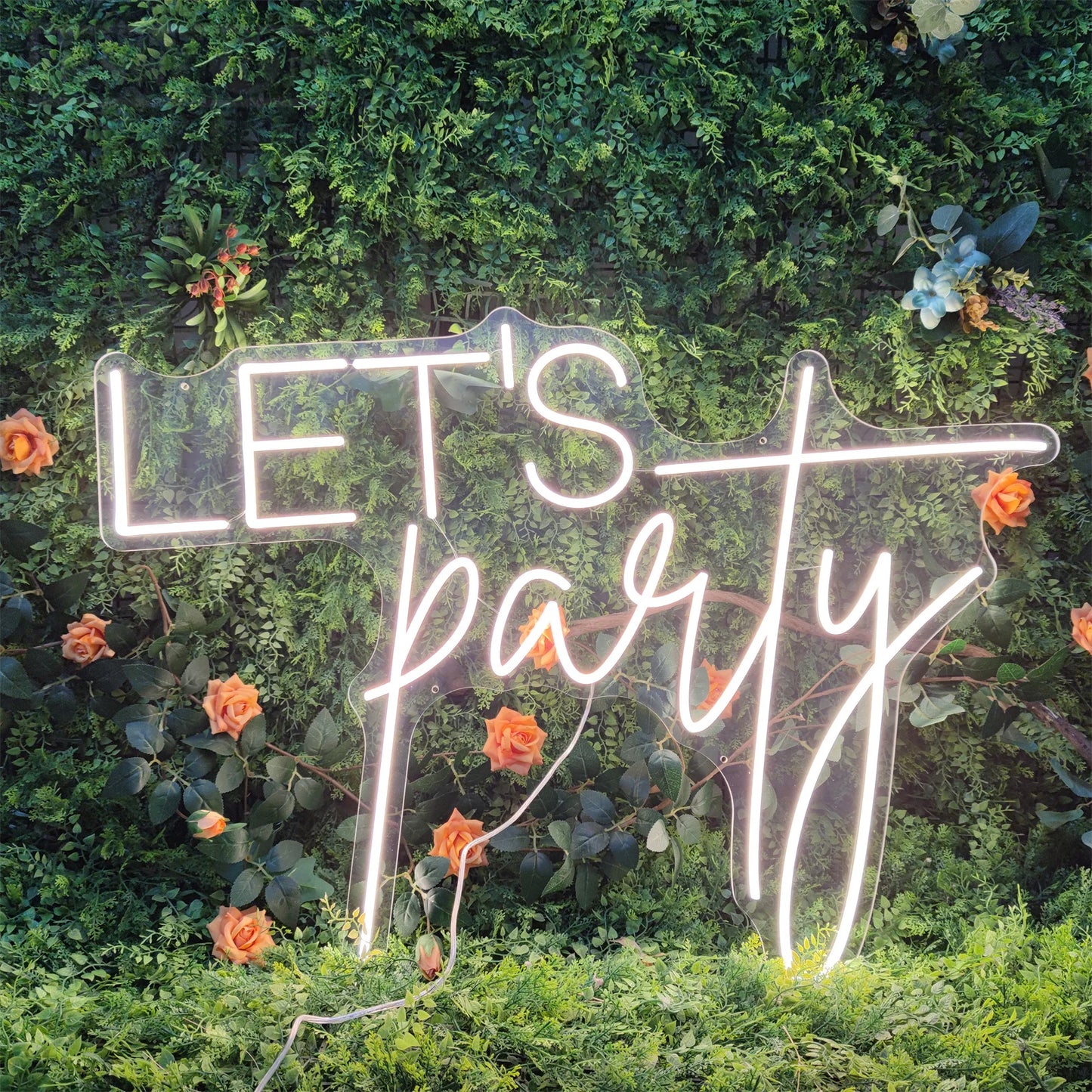 Lets Party Neon Led Sign