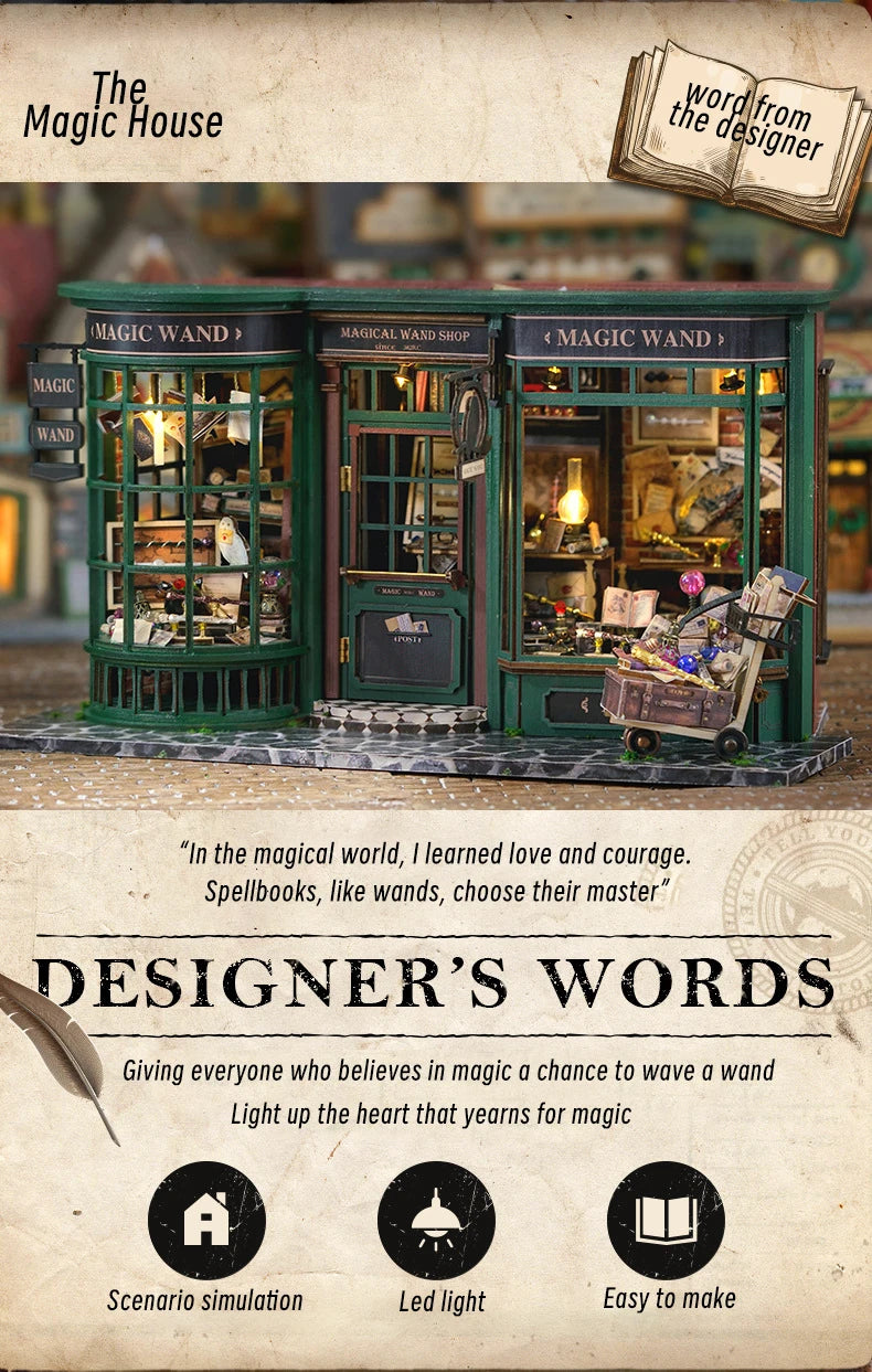 Magic Shop Miniature Model House Kit
