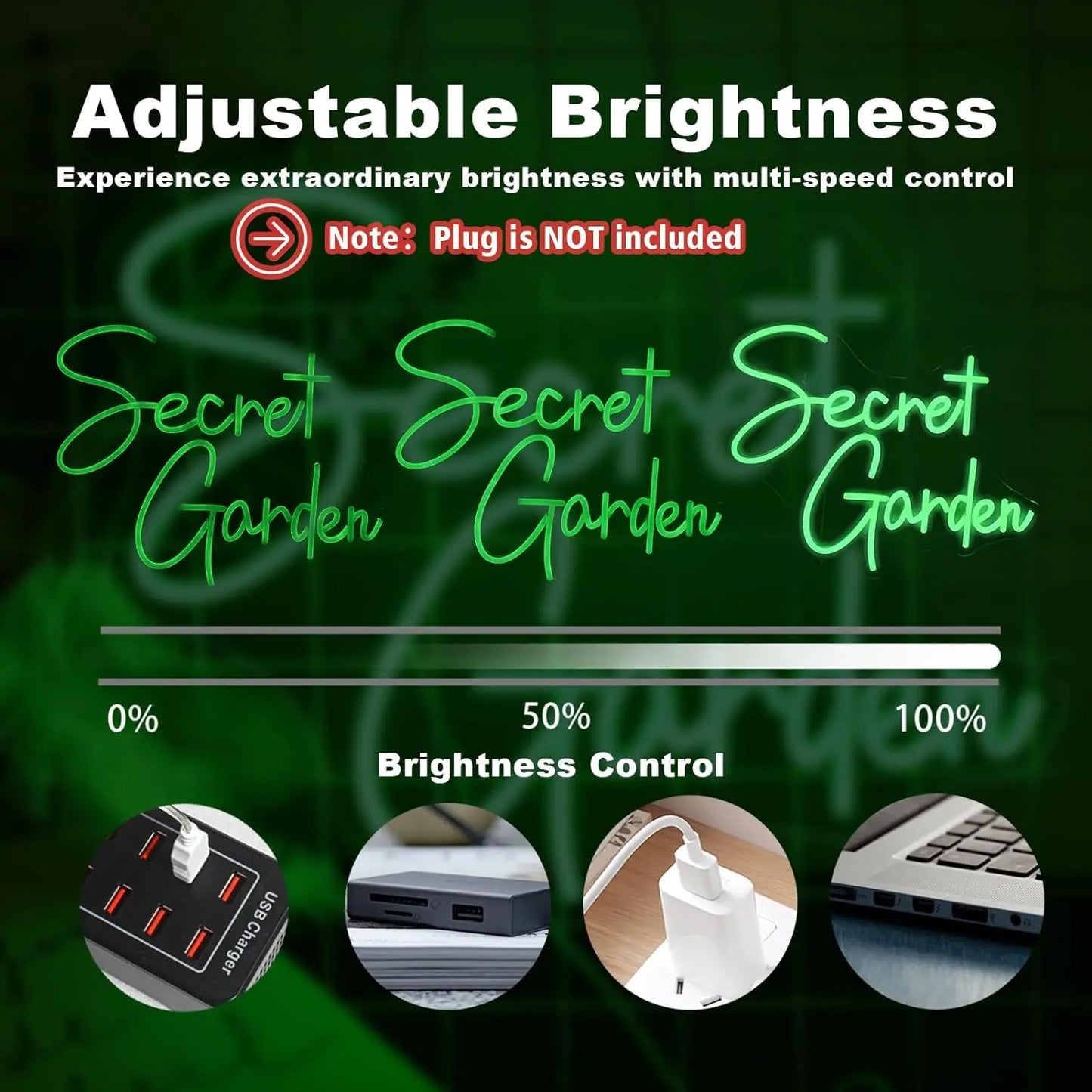 Secret Garden Neon Led Sign